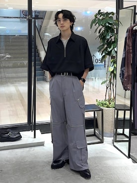 「アイテム（ドレスシューズ）」を使った、Shotaさん（メンズ・170cm・30代）の夏コーディネート