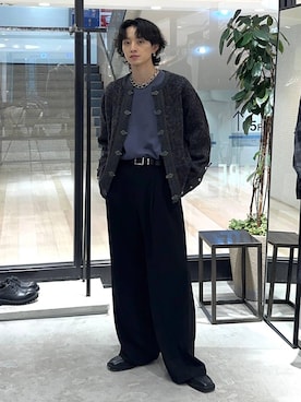 「アイテム（スウェット）」を使った、Shotaさん（メンズ・170cm・30代）の秋コーディネート