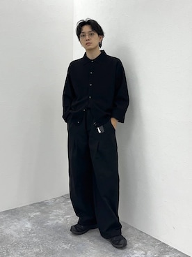 「アイテム（スウェットパンツ）」を使った、Shotaさん（メンズ・170cm・30代）の秋コーディネート