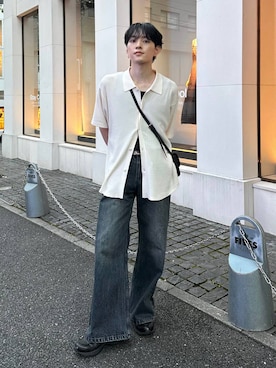 「アイテム（シューズ）」を使った、Shotaさん（メンズ・170cm・30代）の夏コーディネート