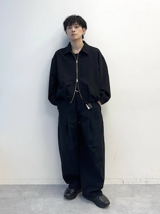 「HARE（ハレ）の【MEDE IN JAPAN】フックナローベルト(HARE)（ベルト）」を使った、Shotaさん（メンズ・170cm）の秋コーディネート