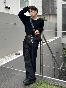 「アイテム（ファッション雑貨）」を使った、Shotaさん（メンズ・170cm・30代）の秋コーディネート