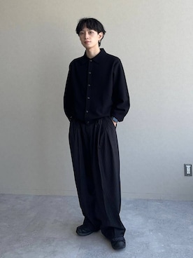 「アイテム（ニット/セーター）」を使った、Shotaさん（メンズ・170cm・30代）の秋コーディネート