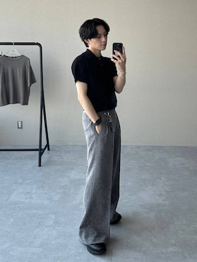 「HARE（ハレ）のアイテム」を使った、Shotaさん（メンズ・170cm）の夏コーディネート