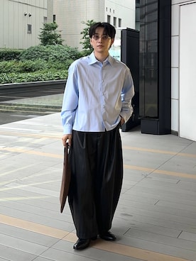 「HARE（ハレ）のアイテム（トップス）」を使った、Shotaさん（メンズ・170cm）の秋コーディネート