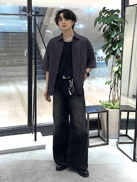 「アイテム（ドレスシューズ）」を使った、Shotaさん（メンズ・170cm・30代）の夏コーディネート