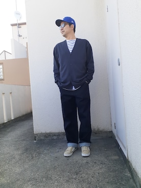 「デニムワークパンツ」｜ゴッチ【22年10月30日が最後の投稿】さん（メンズ・171cm）の春コーディネート
