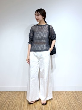 「Drawing Numbers（ドローイング ナンバーズ）のアイテム」を使った、gotoさん（レディース・171cm）の夏コーディネート