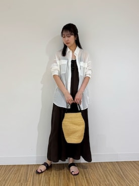 「リゾートコーデ」｜gotoさん（レディース・171cm）の夏コーディネート