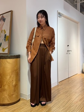 「Whim Gazette（ウィムガゼット）のアイテム（サンダル）」を使った、gotoさん（レディース・171cm）の夏コーディネート