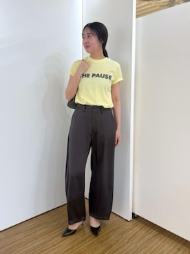 「Drawing Numbers（ドローイング ナンバーズ）のアイテム」を使った、gotoさん（レディース・171cm）の春コーディネート