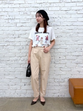 「アイテム（バンダナ/スカーフ）」を使った、gotoさん（レディース・171cm）の秋コーディネート