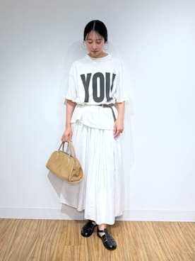 「Drawing Numbers（ドローイング ナンバーズ）のアイテム」を使った、gotoさん（レディース・171cm）の春コーディネート