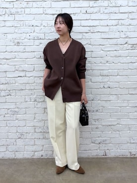 「ワントーンスタイル」｜gotoさん（レディース・171cm）の秋コーディネート