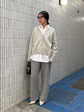 「アイテム（トップス、ブラウン系）」を使った、gotoさん（レディース・171cm）の秋コーディネート