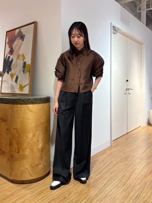 Drawing Numbers】センタープレスワイドパンツ（スラックス）｜Drawing