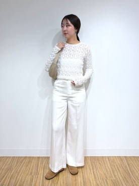 「Drawing Numbers（ドローイング ナンバーズ）のアイテム（トップス）」を使った、gotoさん（レディース・171cm）の春コーディネート