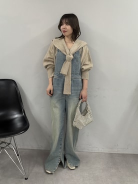 「アイテム（バッグ）」を使った、AYUMIさん（レディース・148cm・30代）の冬コーディネート