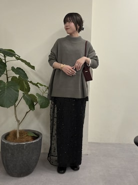 「アイテム（リング）」を使った、AYUMIさん（レディース・148cm・30代）の秋コーディネート