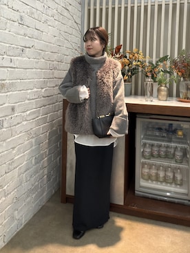 「アイテム（シャツ/ブラウス）」を使った、AYUMIさん（レディース・148cm）の秋コーディネート