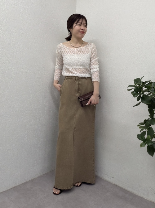 La nature linge】NEWレースカットソー(Tシャツ/カットソー La nature linge】NEWレースカットソー(Tシャツ/カットソー
