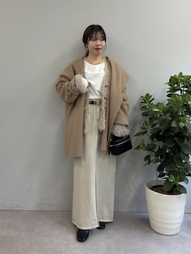 「アイテム（その他アウター）」を使った、AYUMIさん（レディース・148cm）の冬コーディネート