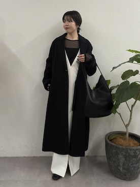 「アイテム（ワンピース）」を使った、AYUMIさん（レディース・148cm）の冬コーディネート