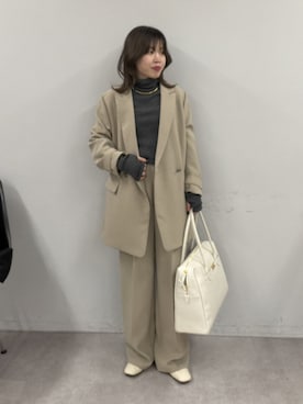 「アイテム（チョーカー）」を使った、AYUMIさん（レディース・148cm・30代）の冬コーディネート