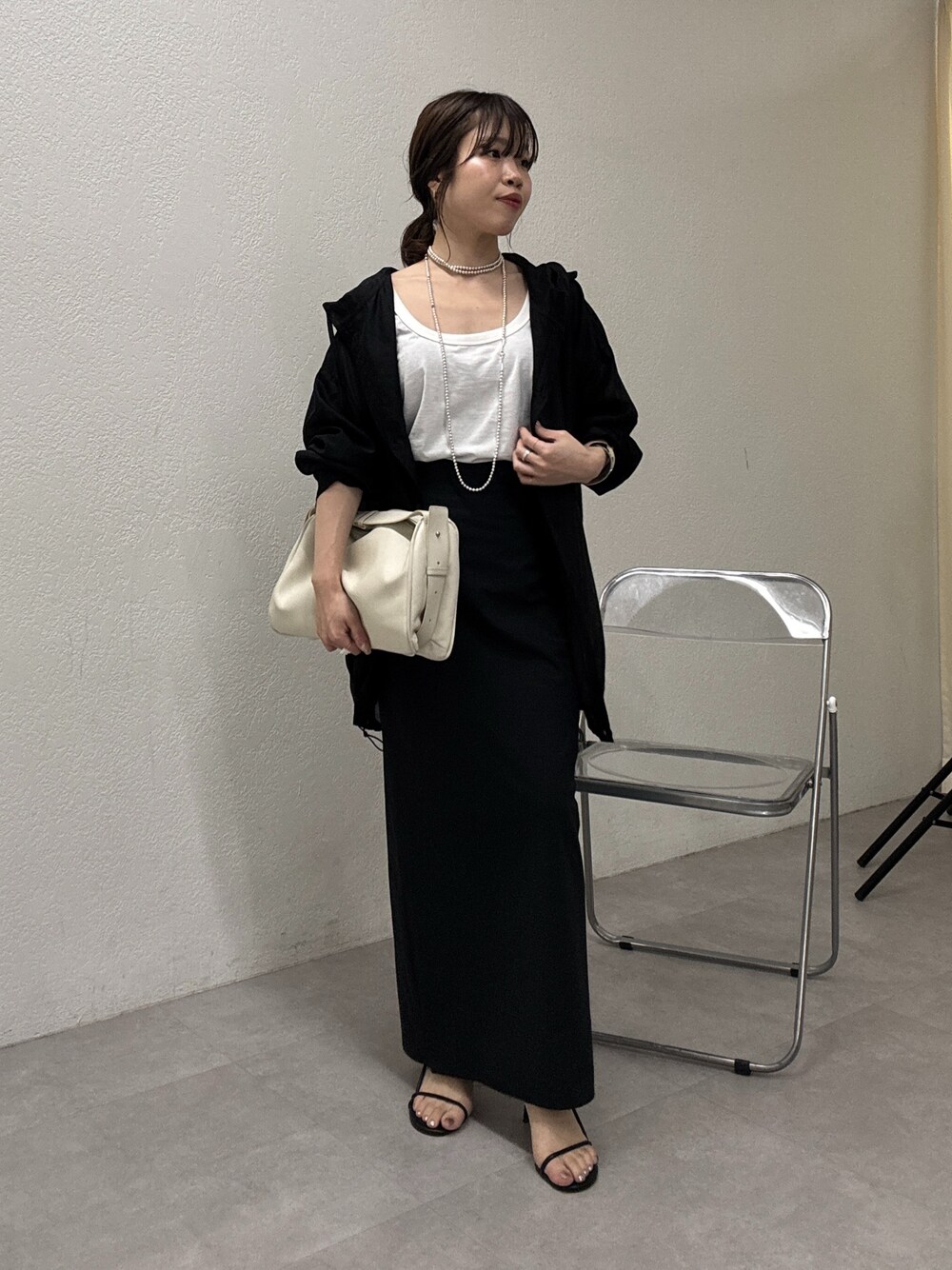 今季完売【新品】GALLARDAGALANTE シアーフーディーシャツ　ブラック シアーフーディーシャツ | GALLARDAGALANTE(ガリャルダガランテ