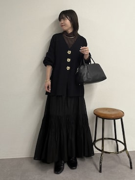 「アイテム（Tシャツ/カットソー）」を使った、AYUMIさん（レディース・148cm・30代）の冬コーディネート