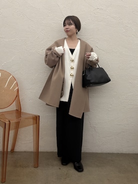 AYUMIさん（骨格ウェーブ・レディース・148cm）の秋コーディネート