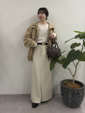 「アイテム（バッグ）」を使った、AYUMIさん（レディース・148cm・30代）の冬コーディネート