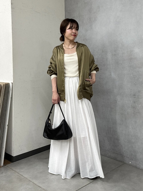 GALLARDAGALANTE ベスト ジレ キュプラサテンブルゾン