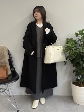 「アイテム（その他アウター）」を使った、AYUMIさん（レディース・148cm）の冬コーディネート