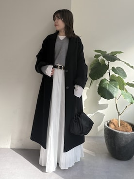 「GALLARDAGALANTE（ガリャルダガランテ）のアイテム（シャツ/ブラウス）」を使った、AYUMIさん（レディース・148cm）の冬コーディネート