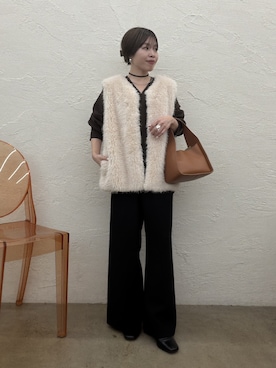 AYUMIさん（骨格ウェーブ・レディース・148cm）の秋コーディネート