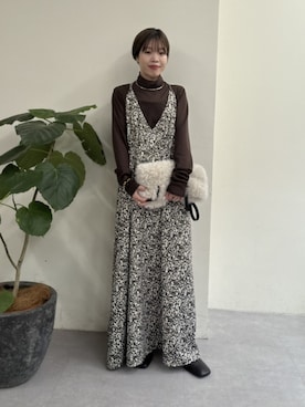 「アイテム（ワンピース/ドレス）」を使った、AYUMIさん（レディース・148cm・30代）の秋コーディネート