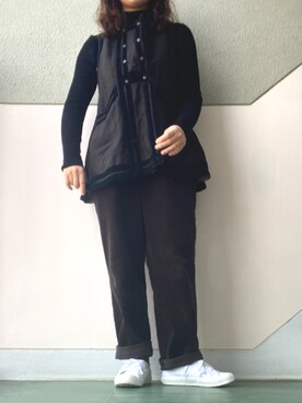 陽さん（レディース・157cm）の冬コーディネート