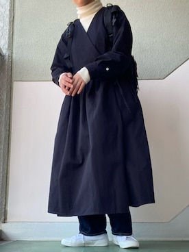 「ホワイトスニーカー」｜「アイテム（ワンピース/ドレス）」を使った、陽さん（レディース・157cm）の春コーディネート