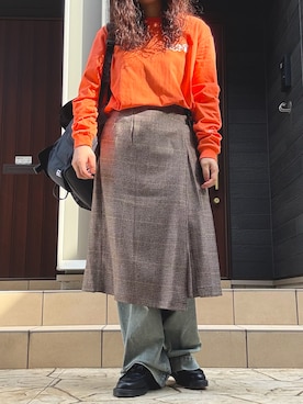 「アイテム（バックパック/リュック）」を使った、陽さん（レディース・157cm・20代）の秋コーディネート