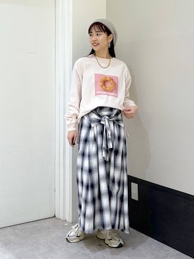 「アイテム（帽子）」を使った、ogiさん（レディース・157cm・30代）の冬コーディネート