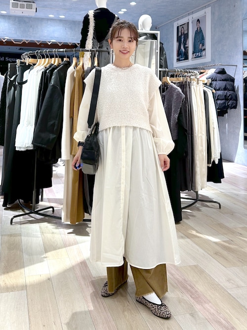 LEPSIM ワンピース ワンピース 2WAYラメレイヤードワンピース 137967