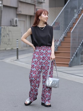 「レプシィム(LEPSIM)」｜「アイテム（Tシャツ/カットソー）」を使った、ogiさん（レディース・157cm）の春コーディネート