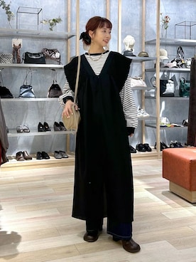 「アイテム（マタニティウェア/グッズ）」を使った、ogiさん（レディース・157cm）の秋コーディネート