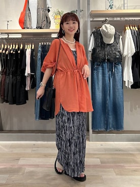 「アイテム（ママ＆ベビー）」を使った、ogiさん（レディース・157cm）の夏コーディネート