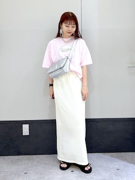 「レプシィム(LEPSIM)」｜「アイテム（Tシャツ/カットソー）」を使った、ogiさん（レディース・157cm）の春コーディネート