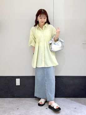 「レプシィム(LEPSIM)」｜「アイテム（スカート）」を使った、ogiさん（レディース・157cm）の春コーディネート