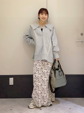 「LEPSIM（レプシィム）のアイテム（スカート）」を使った、ogiさん（レディース・157cm）の秋コーディネート