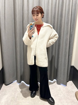 「アイテム（ママ＆ベビー）」を使った、ogiさん（レディース・157cm）の冬コーディネート