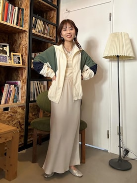 「レプシィム(LEPSIM)」｜「アイテム（ブルゾン）」を使った、ogiさん（レディース・157cm）の冬コーディネート
